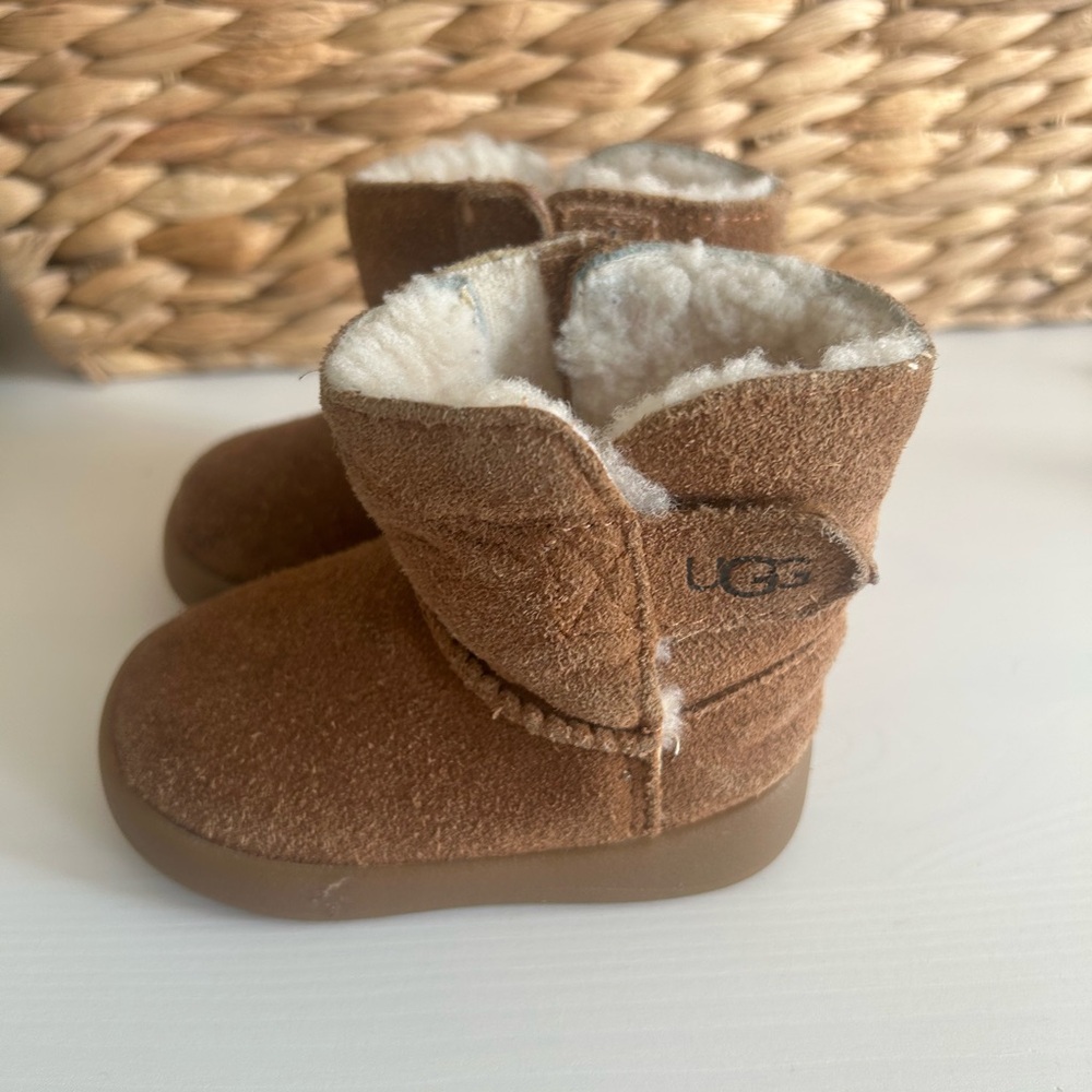 UGG Kids Tan Suede Boots